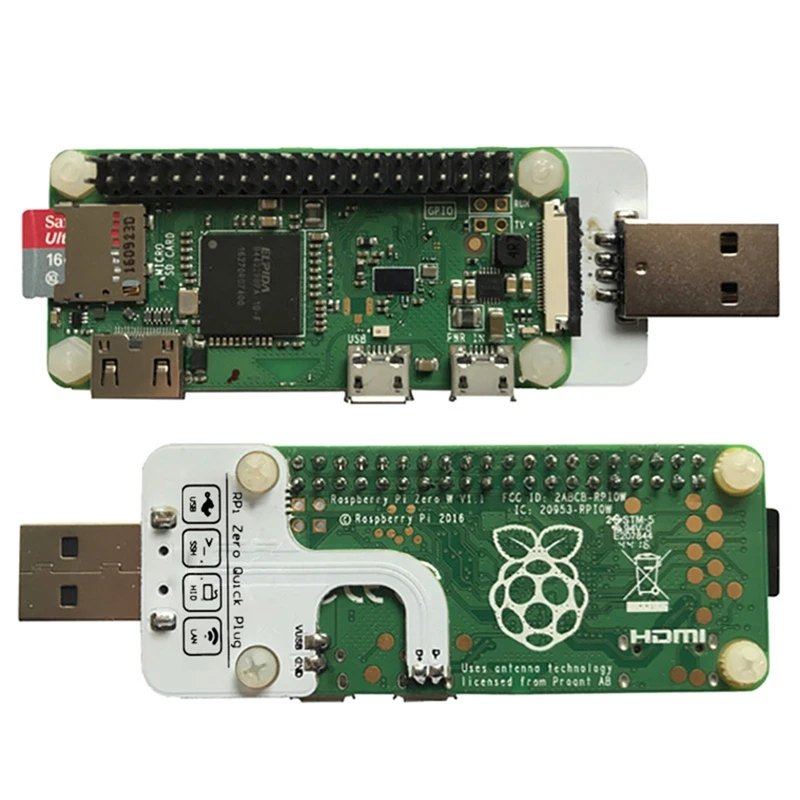 Многофункциональный Usb Quick Plug плата адаптер Ethernet Badusb для Raspberry Pi Zero V1.3/Zero W