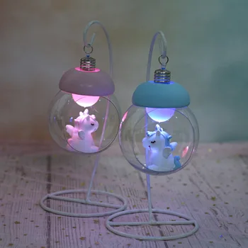 Resin Unicorn LED Lamps