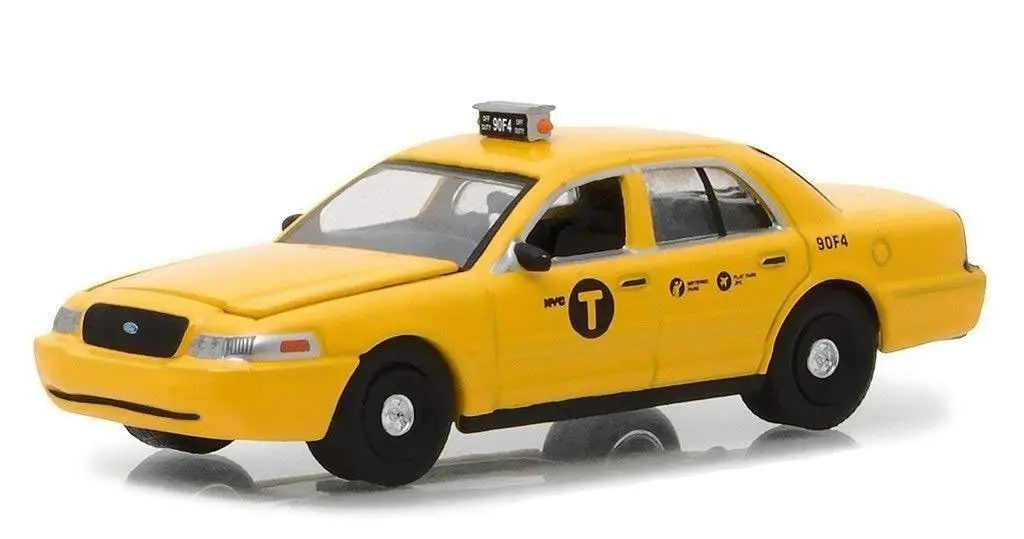 GL 1: 64 2008 Ford Crown Victoria NYC такси литая модель автомобиля металлические игрушки подарок на день рождения для детей мальчик