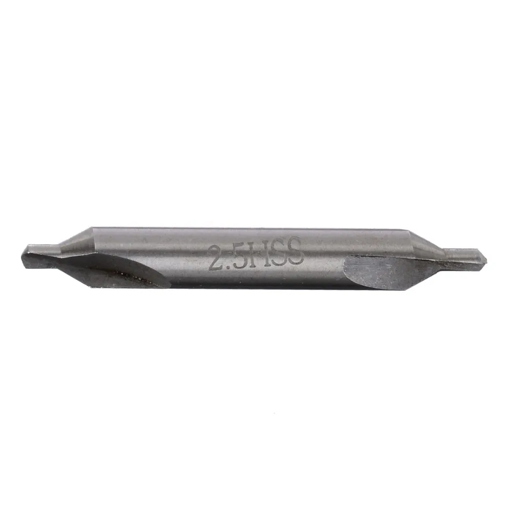 10pcs/Set 60 Degree High Speed Steel Countersinks 2.5mm Center Drill Combined Drill Bits for Hole Machining Reduces Error 10pcs/Set 60 Degree High Speed Steel Countersinks 2.5mm Center Drill Combined Drill Bits for Hole Machining Reduces Error