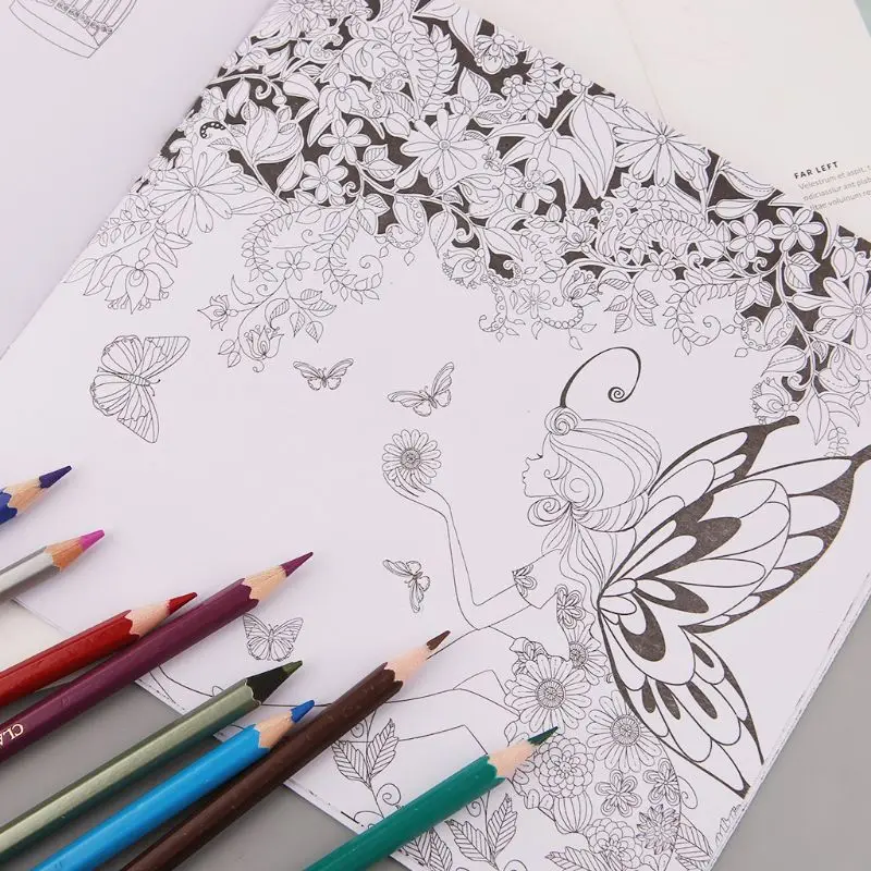 8Pcs/Set Mysterious Garden Hand-painted Decompression Coloring Book Student Children Painting Graffiti Drawing Books 8Pcs/Set Mysterious Garden Hand-painted Decompression Coloring Book Student Children Painting Graffiti Drawing Books