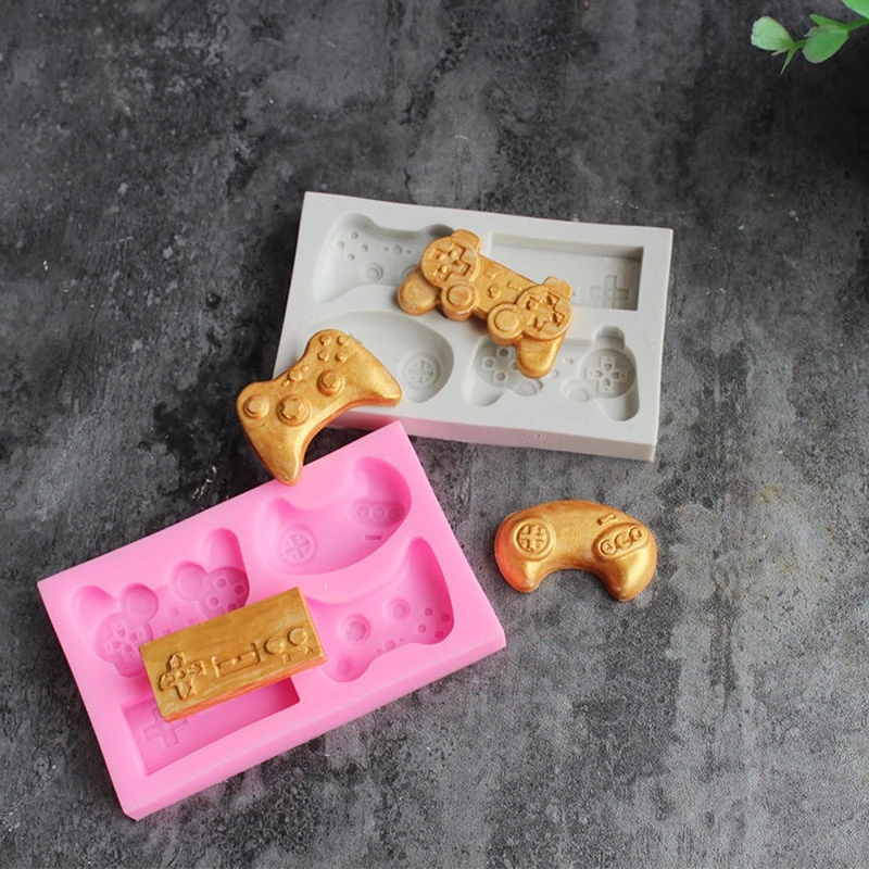

Gamepad shape Fondant Silicone Mould Silicone Mold gamers boy gift game controller Cake Decoration Sugar Mold Baking Mold