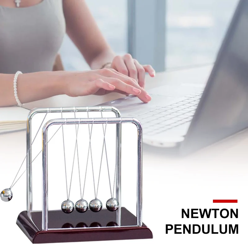 

Newton Cradle Balance Steel Balls Physics Science Pendulum Desk Table Decor School Early Childhood Education Teaching Supplies