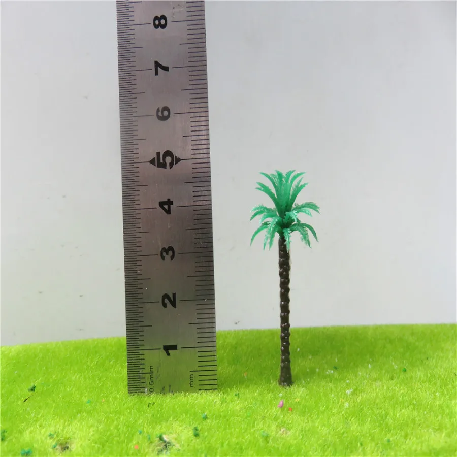 architecture z scale plastic miniature model palm tree building materials27