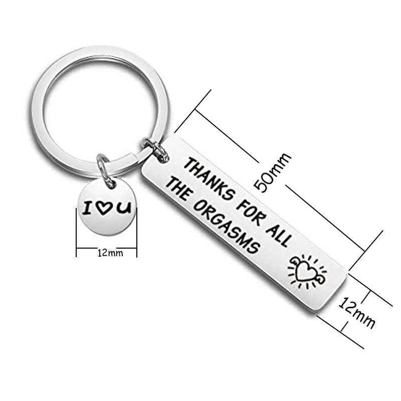 ORGASMS Keychain Image 1