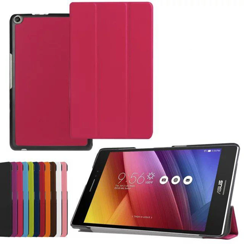 

Tri-Fold Ultra Slim PU Leather Case Cover for ASUS Zenpad 8.0 Z380 Z380KL Z380C 8 inch Tablet + Screen Protector Protective Film