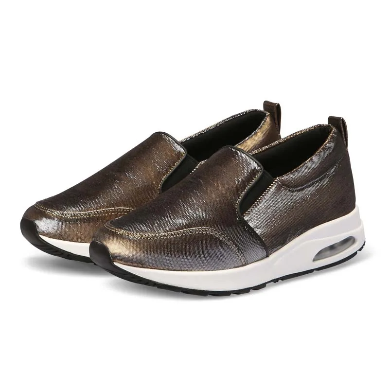 Paperplanes/Новинка премиум-класса; женская дышащая обувь; кроссовки; Sneakers-PP1434 - Цвет: Gold