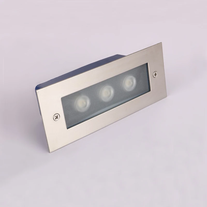 Rectangular LED underground light embedded indoor outdoor waterproof for Corridor Corner Step Stairs lighting (4)