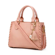 Hand Tasche Grau Frauen Nubukleder Handtaschen Quaste Vintage Taschen Retro 2017 Schulter Für Mädchen Tag Tasche Damen Handtasche Marken Tote