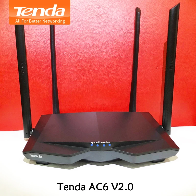 New Tenda AC6 Dual Band 1200Mbps Wifi Router WI-FI Repeater Wireless WIFI Router 11AC 2.4G/5.0G English Firmware free shipping New Tenda AC6 Dual Band 1200Mbps Wifi Router WI-FI Repeater Wireless WIFI Router 11AC 2.4G/5.0G English Firmware free shipping