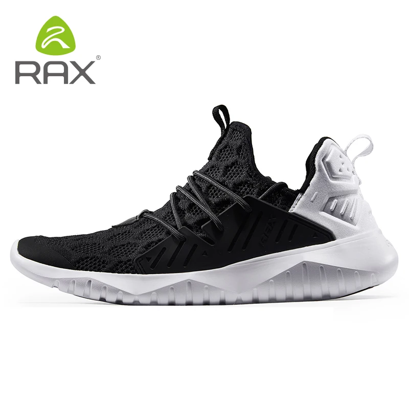 RAX новая весенняя летняя Уличная обувь для бега мужские спортивные кроссовки для мужчин дышащая Спортивная обувь для бега мальчик обувь для туризма - Цвет: carbon black