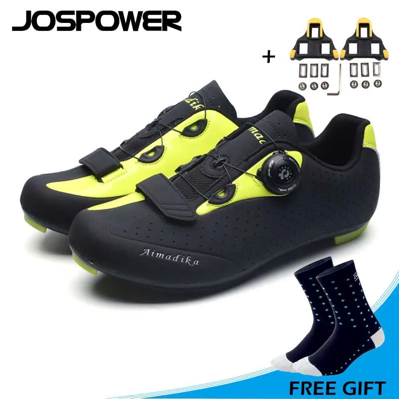 JOSPOWER/Новинка Мужская обувь для велоспорта MTB шоссейного велосипеда с