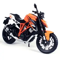 Maisto 1:12 KTM 1290 super утка R orange мотоциклетные Литья Под Давлением Мотоцикл модель для сбора 1/12 модель мотоцикла для маленьких 13065