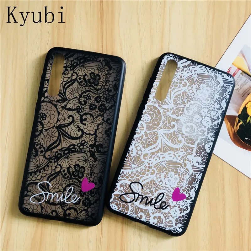 

Sexy cases For huawei p smart honor 8 6x mate 9 10 p20 pro P10 p9 lite mini nova 2i 3 3i 2 plus lace flower case funda coque