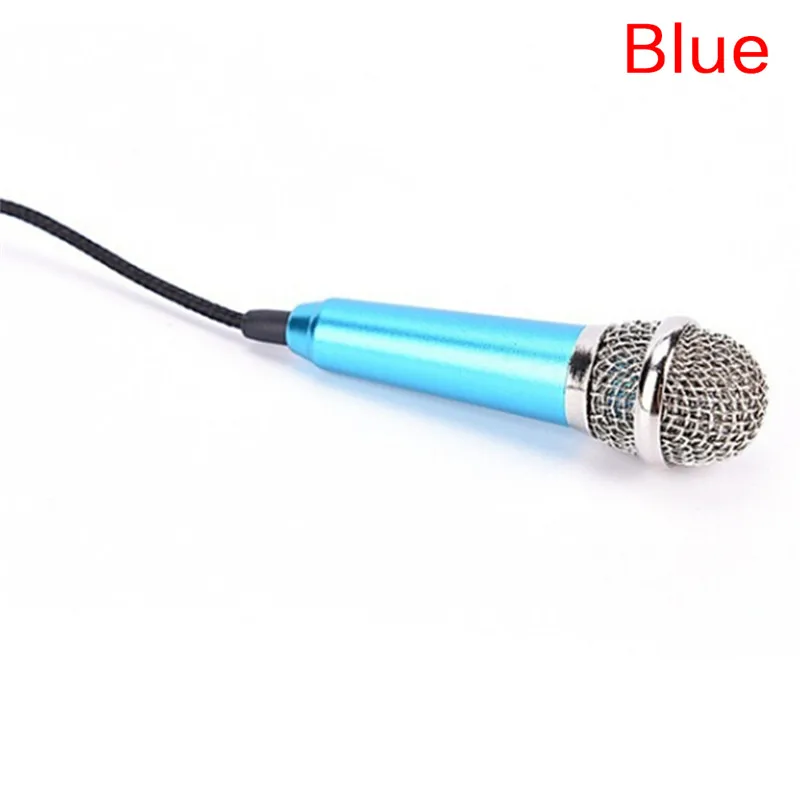 for iPhone Android All Smartphone Notebook  Portable Mini Microphone Stereo Karaoke Sound Record 3.5mm Plug