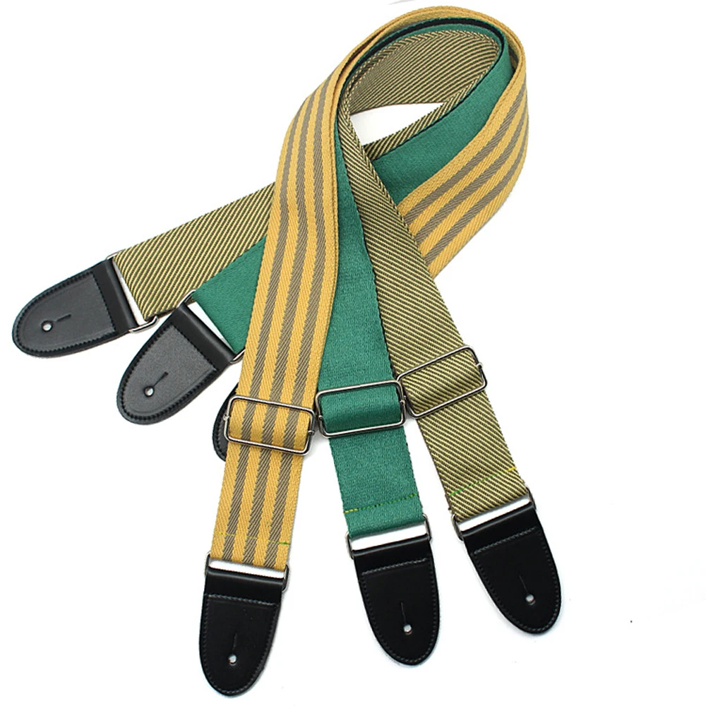 Cotton Colorful Pattern Guitar Strap Electric Guitar Acoustic Guitar Folk Guitar Bass Strapin