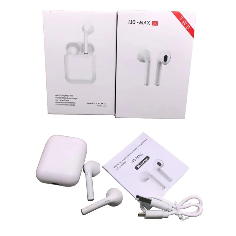 

i10 TWS Handsfree Bluetooth Headset With Microphone True Wireless Earphones Bluetooth Earbuds Sport Stereo Earpiece