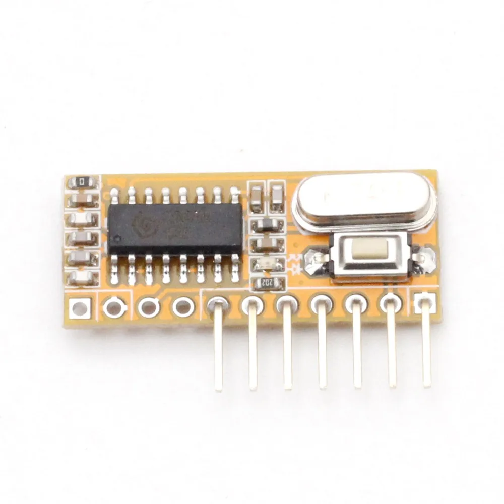Супергетеродинный беспроводной приемник RXC6 433 МГц PT2262 постоянный код для Arduino/AVR