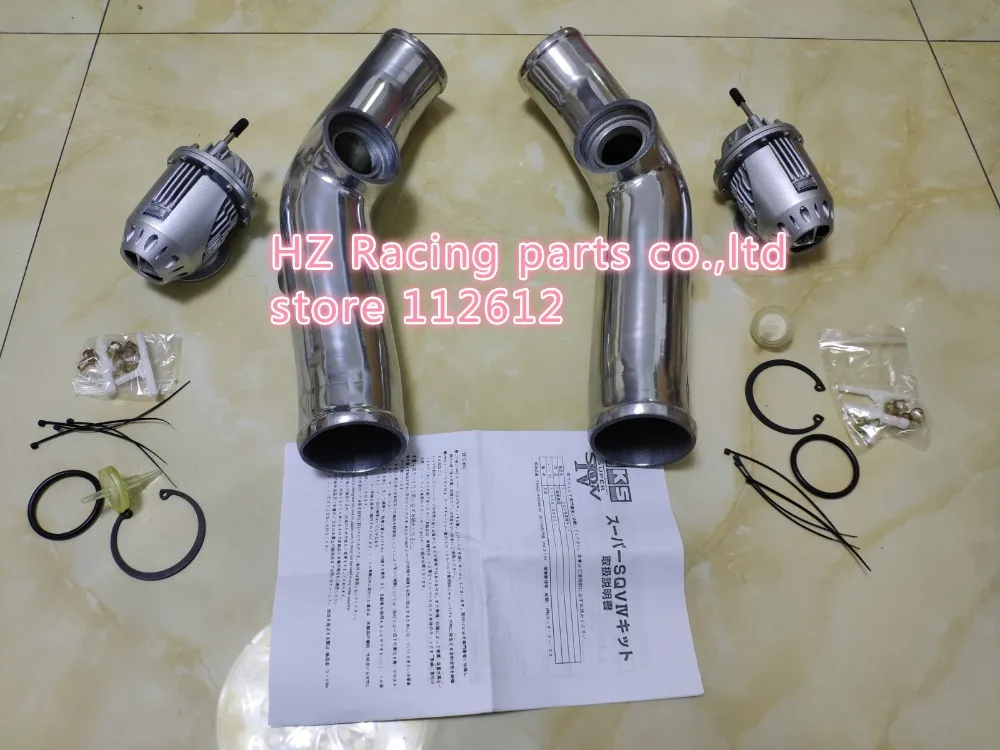 

dump pipe for GT-R GTR R35 Boost Pipe With Recirc Dump Valve Outlets + h.k.s blow off valve