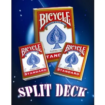 

Split Deck card-box case one into two magic tricks magic props