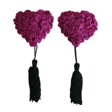 2 шт., женские сексуальные интимные товары, игрушки, женское белье, блестки, кисточки, бюстгальтер для груди, соска, покрытие, Стикини наклейки, лепестки, милый Саша