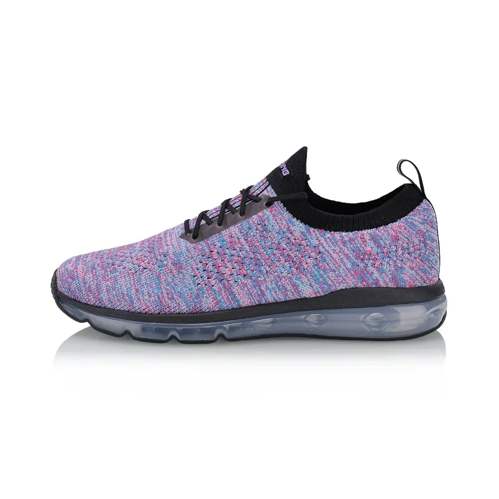 Li Ning/женская трикотажная обувь BUBBLE MAX для образа жизни Спортивная с подушками и