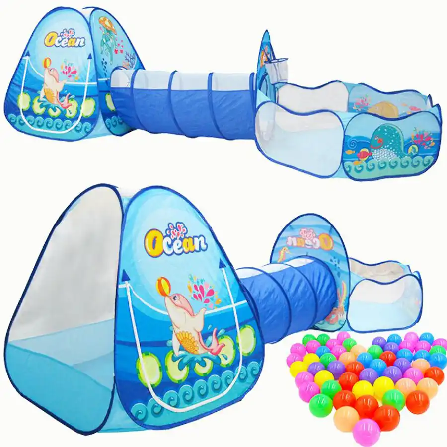 ball pool and tunnel