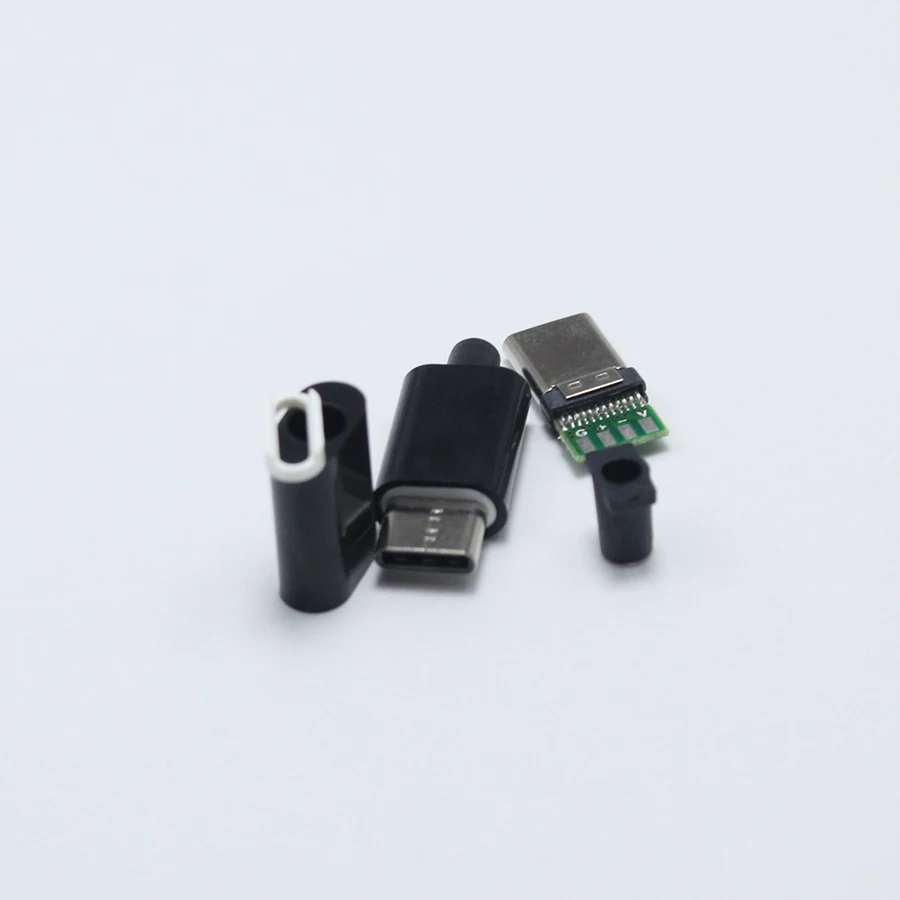 Штепсельная Вилка USB 3 1 типа C папа шт./Лот сварочный Тип флейта 4 в коннектор