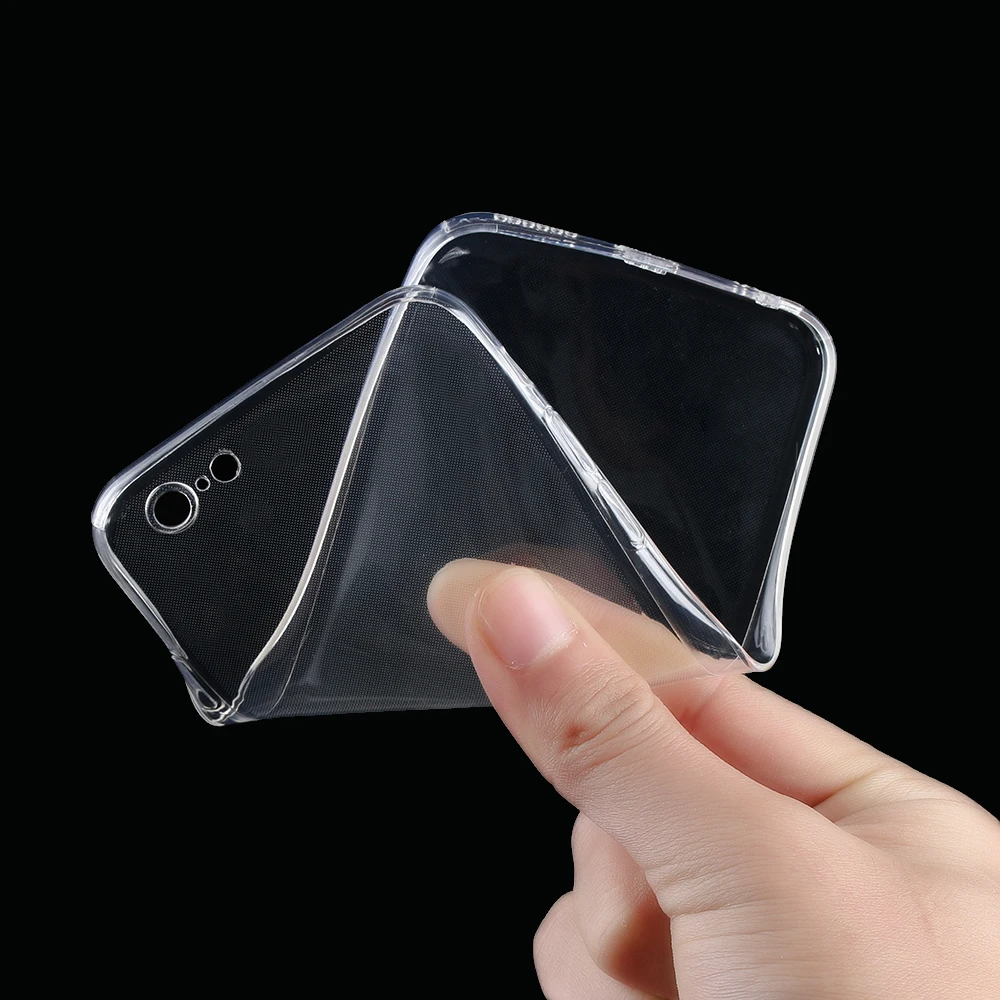 

Soft Silicone TPU Ultra Thin Slim Crystal Transparent Clear Shockproof Protective Phone Cover Case For iPhone6s 6sPlus