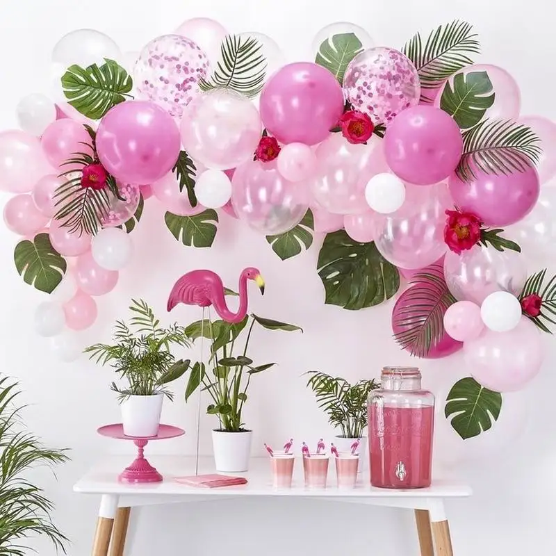 

66pcs/set Pink Balloon Arch Kit Pink Balloon Garland Wedding Borthday Party Balloons Baby Shower Supplies Backdrop Decor