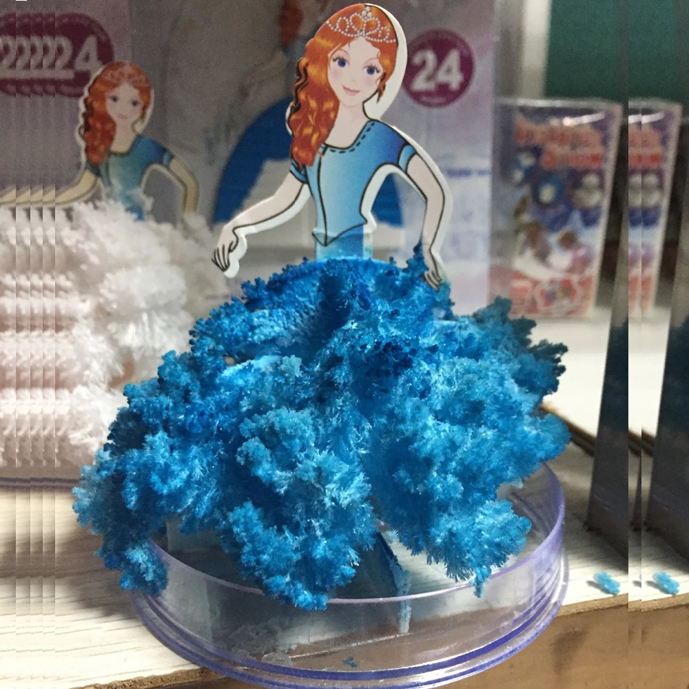 

2019 105mm DIY Color Magic Growing Paper Princess Tree Kit Magical Dress Trees Christmas Hot Science Kids Toys Novelties Funny