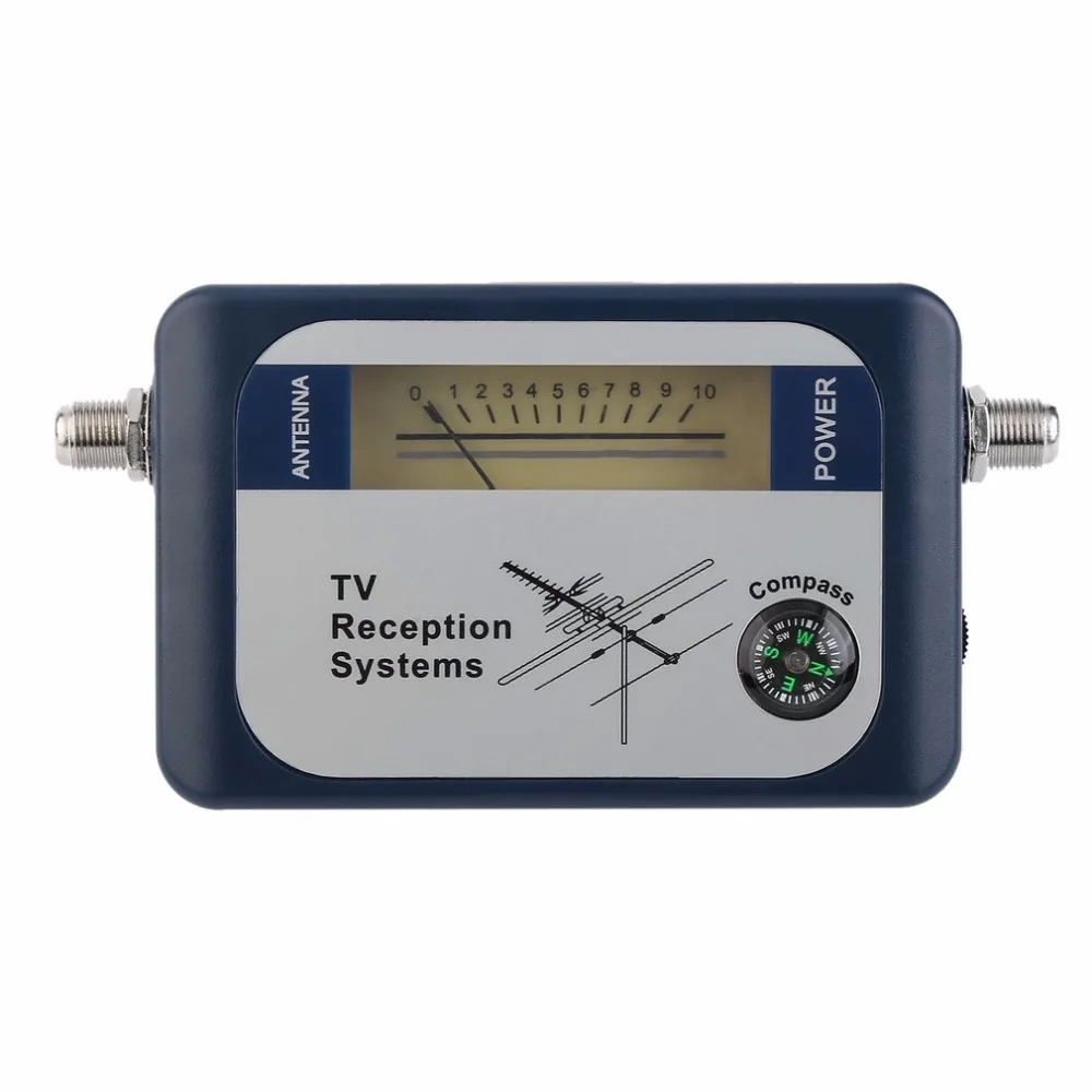 

DVB-T Finder Digital Aerial Terrestrial TV Antenna Signal Power Strength Meter Pointer TV Reception Systems With Compass