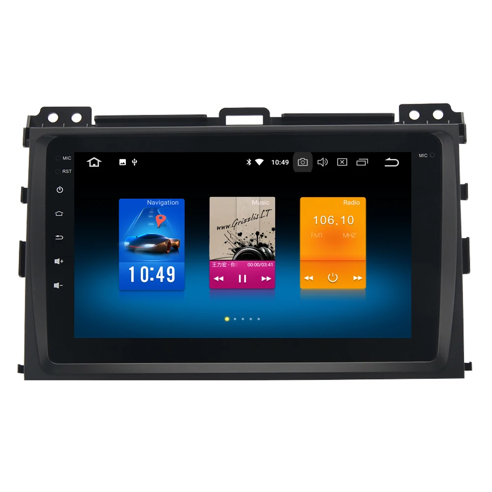 Excellent For Toyota Prado 120 2004 - 2009 Android 9.0 8