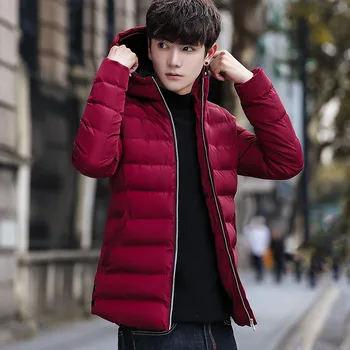 

2019 Winter New Fashion Hooded Men's Outwear Casual Versatile Coat Warm Cotton Clothing Good Quality Large Size 3XL 4XL 5XL
