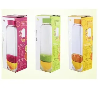 BPA бесплатно Тритан пластиковая чашка бутылка для воды DIY фруктовый сок, 700 мл заварочный производитель лимонного сока бутылки для воды Cip