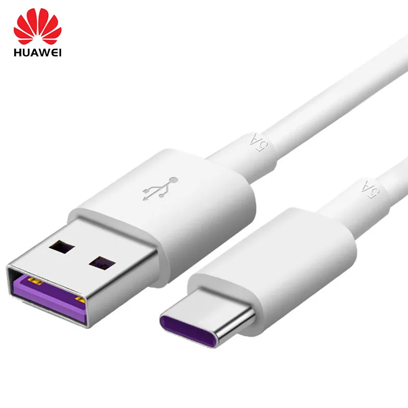 

Original Huawei 5A Type C Cable Super charge Connector Data Cable Phone Charger cable for Huawei P10 P20 P30 Mate 10 Mate 20