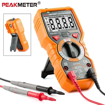 

Digital Display Multimeter Temperature Voltage Current Resistance Capacitance Frequency Tester Peakmeter AC DC Line Tester