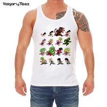 Летний топ на бретельках с драконами и шариками, модный топ с круглым вырезом и принтом в виде Гоку/броли, летняя одежда унисекс из японского аниме «Супер Саян»