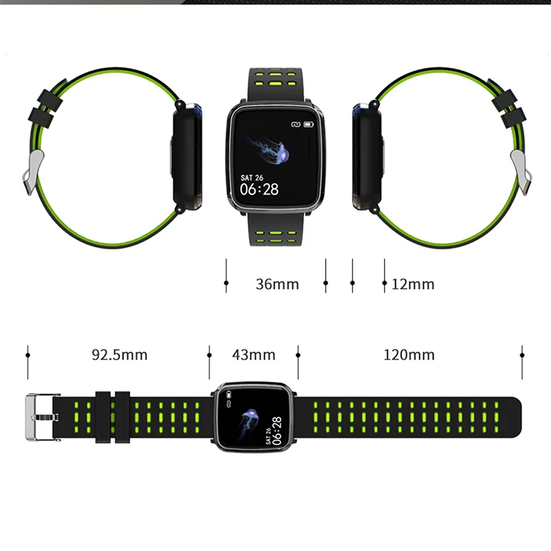 Умный Браслет ECG PPG пульсометр смарт-Браслет фитнес контроль сна трекер кровяное давление часы ips цветной экран Multisport Band
