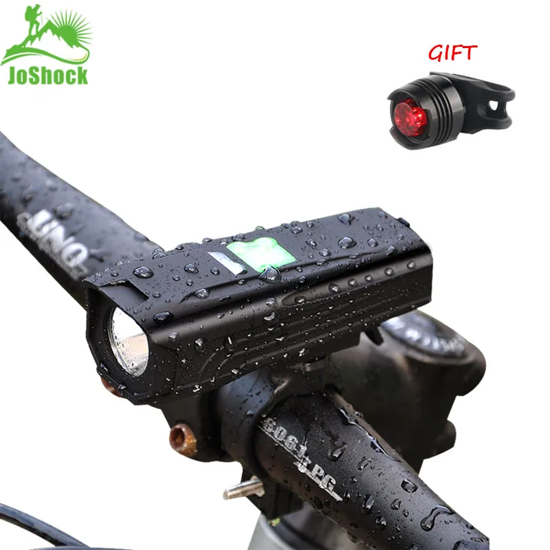 Discount JoShock Bicycle Light 10000 LM 5Modes T6 LED Cycling Front USB Flashlight Waterproof Lamp By 18650 Battery With Taillight 0 Discount JoShock Bicycle Light 10000 LM 5Modes T6 LED Cycling Front USB Flashlight Waterproof Lamp By 18650 Battery With Taillight 0