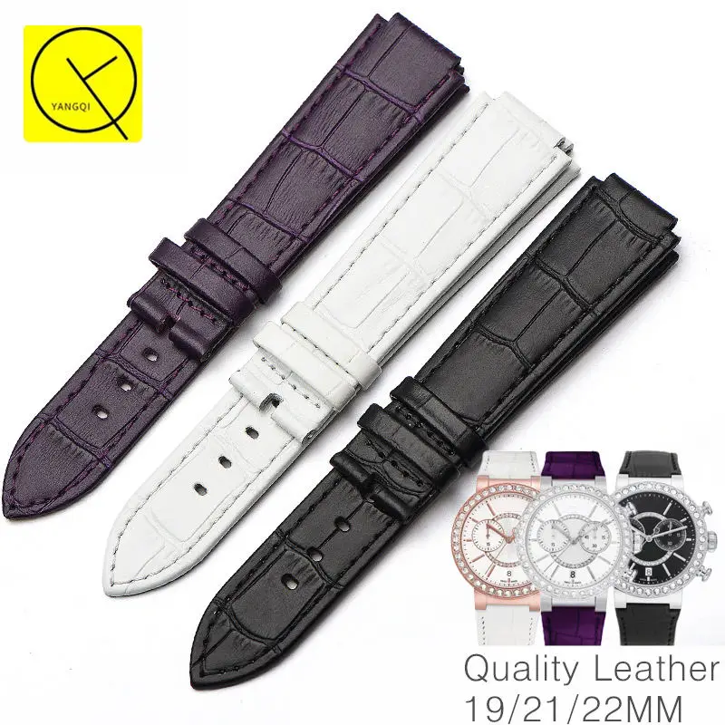 

19MM 21MM 22MM Genuine Leather WatchBand for SWA Ladies Watch Strap Women Watches Wrist Belt Brand Accessory 5027127 5027131