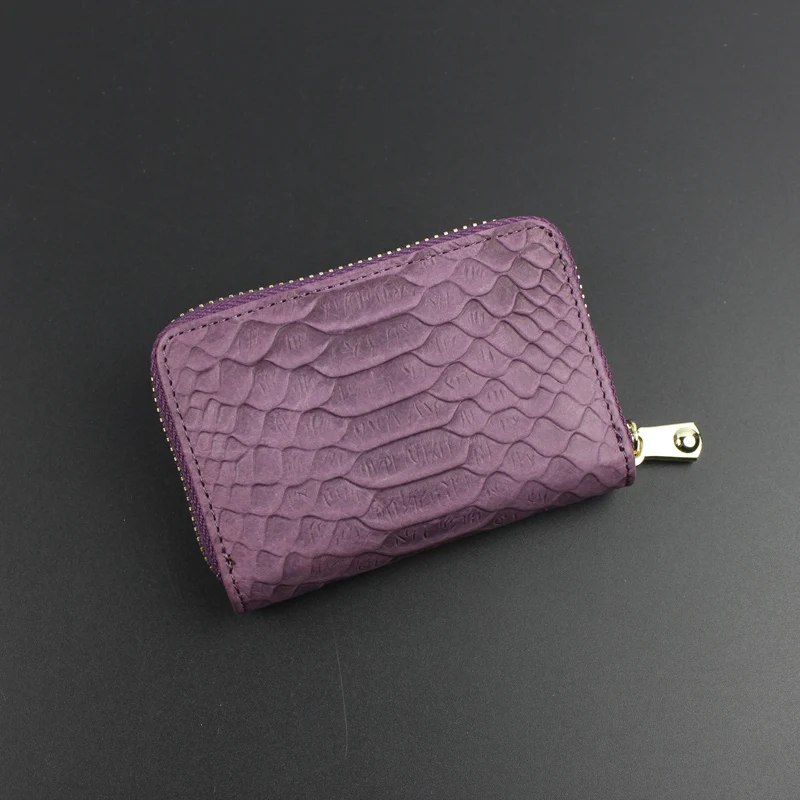 Новые женские Натуральная кожа держатель для карт серпантин сумку женские мини-кошелек для монет мешок ретро