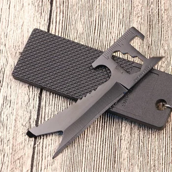 

Outdoor edc multi-function card knife portable Saber card multi-function tool, camping survival portable pocket tools