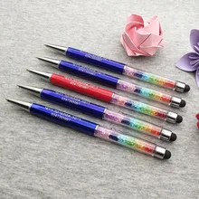 Модные свадебные 1th Юбилей Свадебные сувениры для гостей Радужная ручка ручки пользовательские с вашим дизайном текст на теле ручки