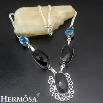 

Hermosa Jewelry Advanced Unique 925 Sterling Silver Women Necklace 19 inches HM898