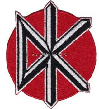 

3.5" Dead Kennedys DK Music Rock Band LOGO Embroidered NEW IRON ON and SEW ON Patch Heavy Metal embroidery clothing accessories