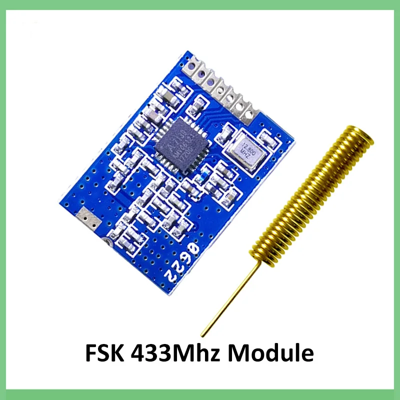 

PM7139 Low power consumption ISM frequency band wireless transceiver chip Support for FSK/GFSK module + 433MHz antenna