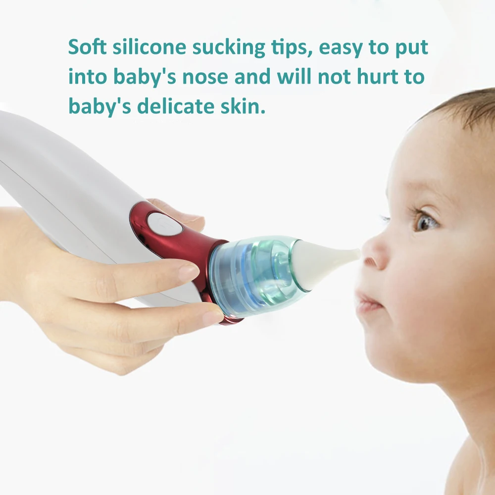 Электрический Нос сопли очиститель для новорожденных безопасности Аспиратор Назальный гигиенические вакуум всасывания нос чистого хныкать инструмент для очистки