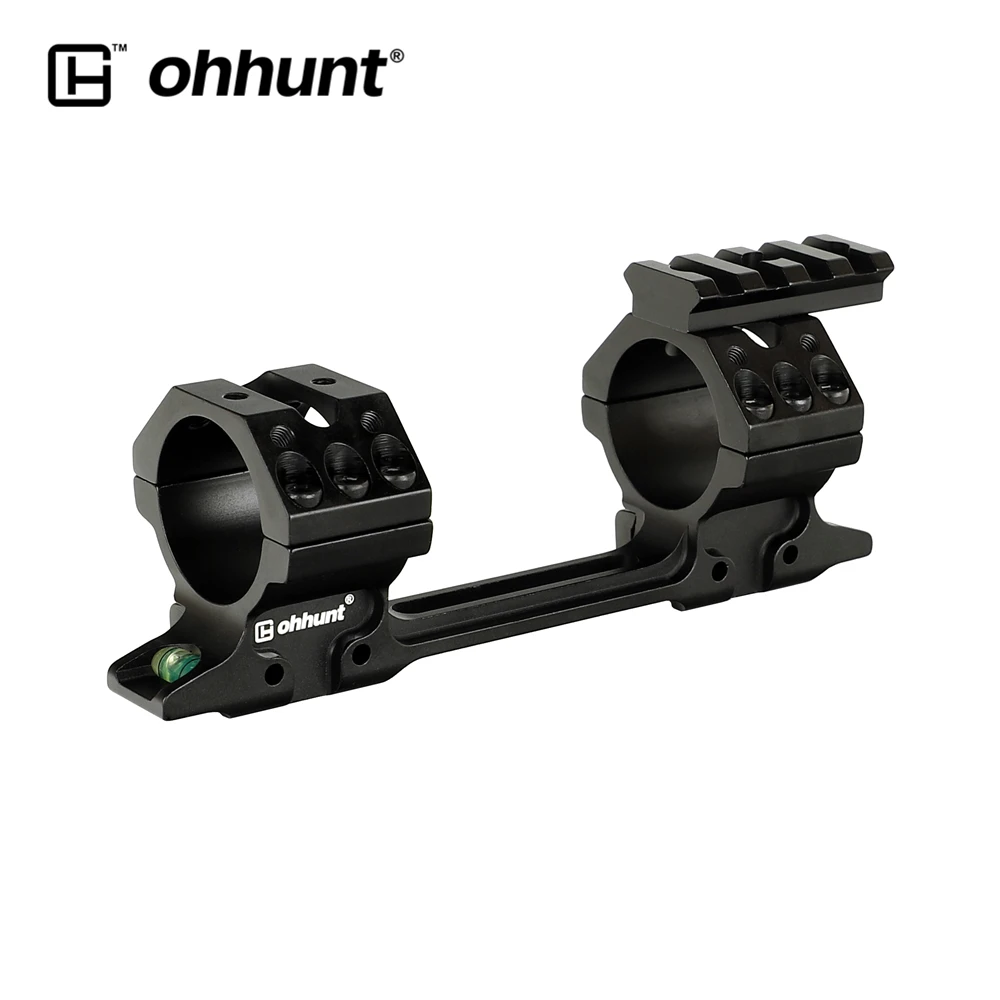 ohhunt 11mm Dovetail Riflescope Rings Hunting 25.4mm 30mm Scope Mount Can Removed Top Picatinny Rail with Two Bubble Level (1)