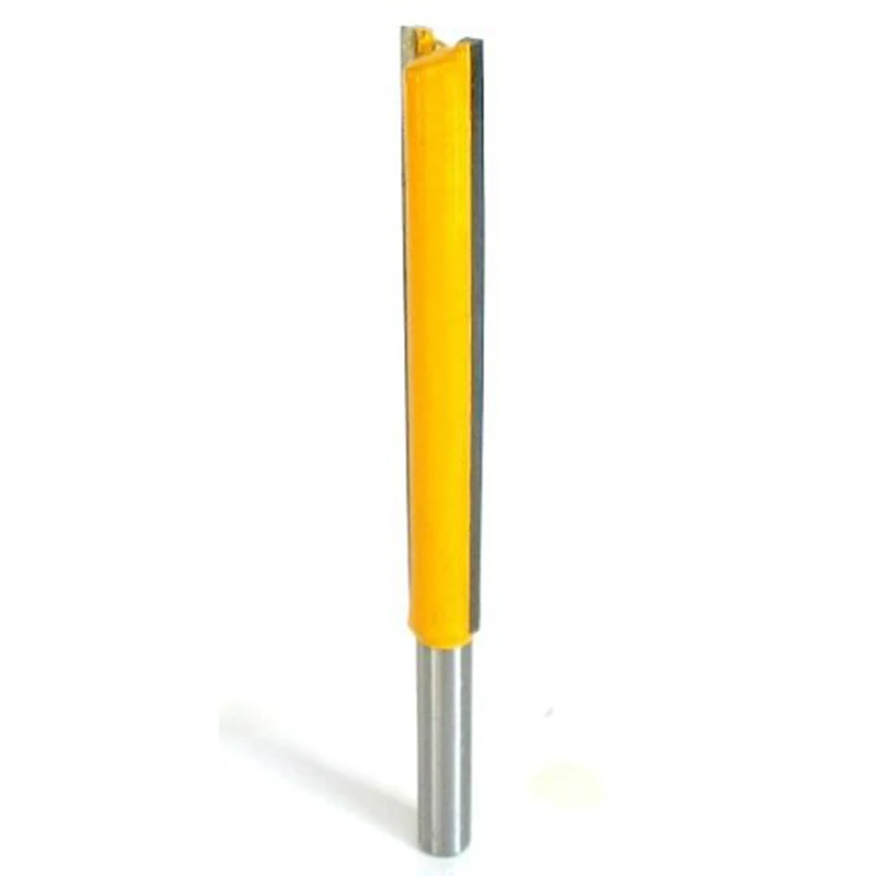 1pc 1/4"x 3/8" Diameter Straight Router Bit 2 Flutes Long Straight